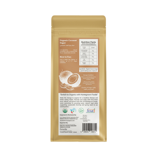 Homegrown Organic Coconut Sugar (500g)