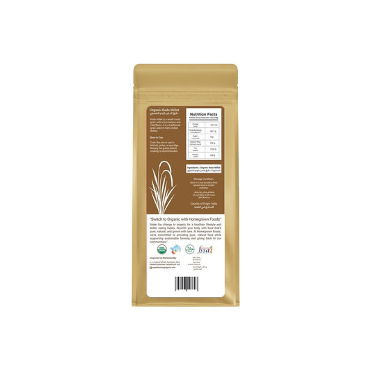 Homegrown Organic Kodo Millet (500g)