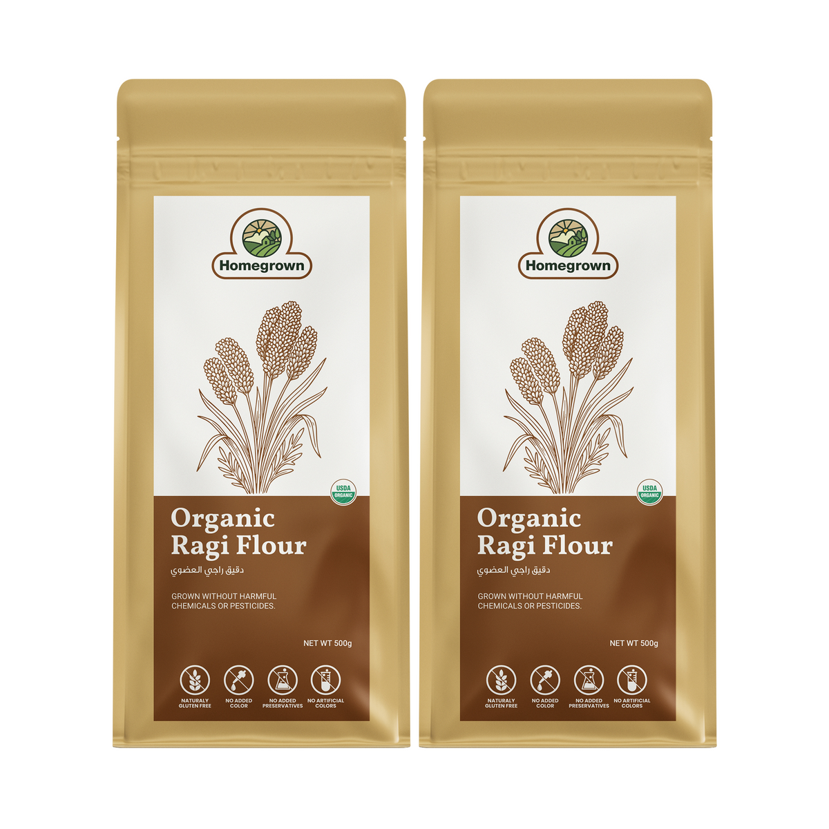 Homegrown Organic Ragi Flour