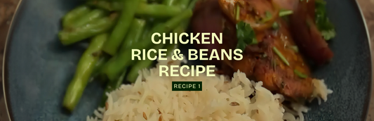 Chicken, Rice, and Beans Dinner
