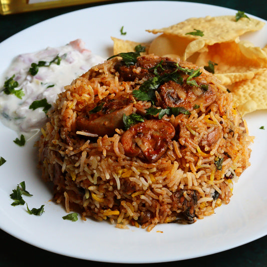 Mushroom Biryani
