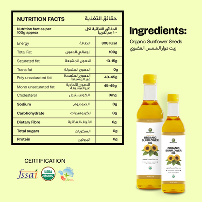 Homegrown Organic Sunflower Oil