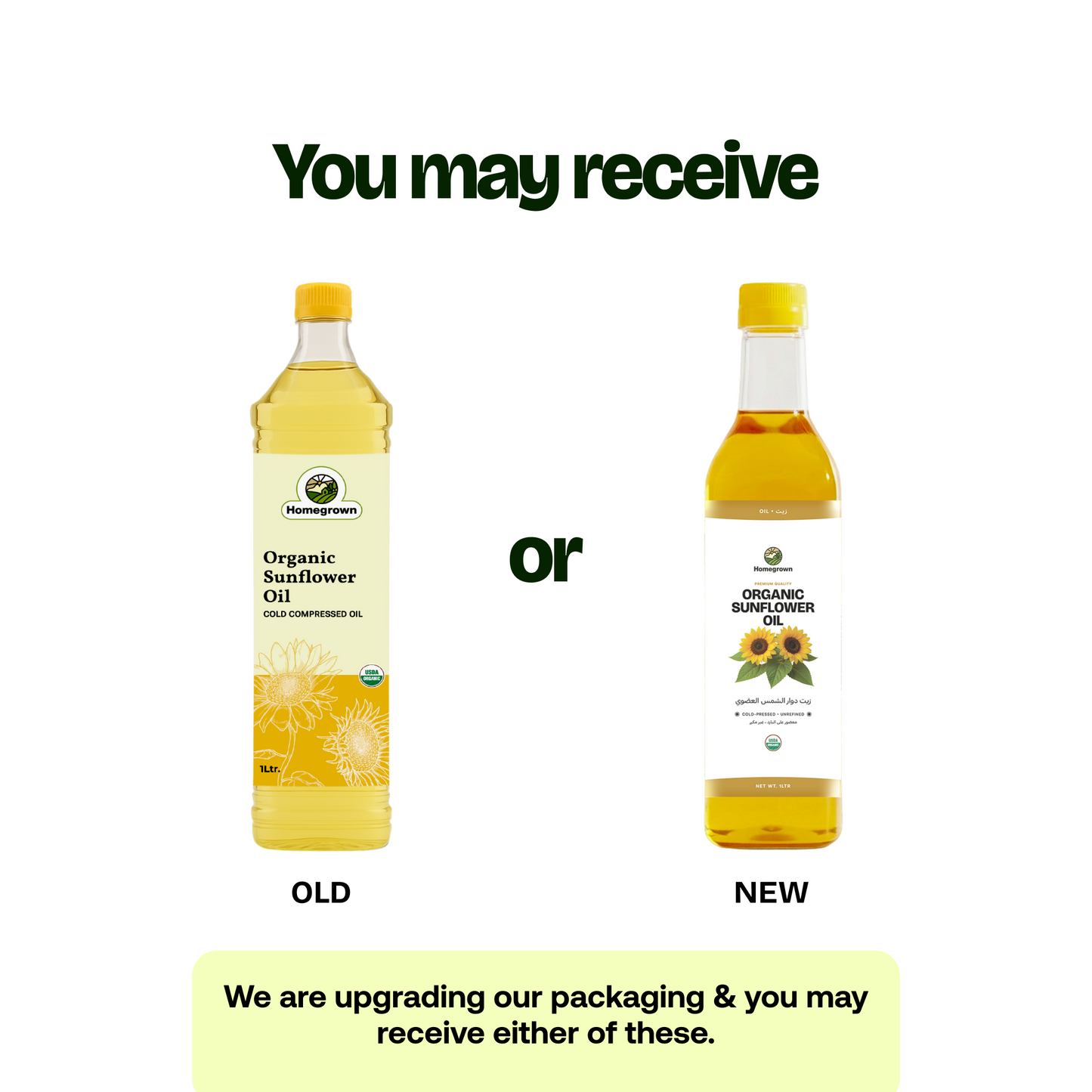 Homegrown Organic Sunflower Oil