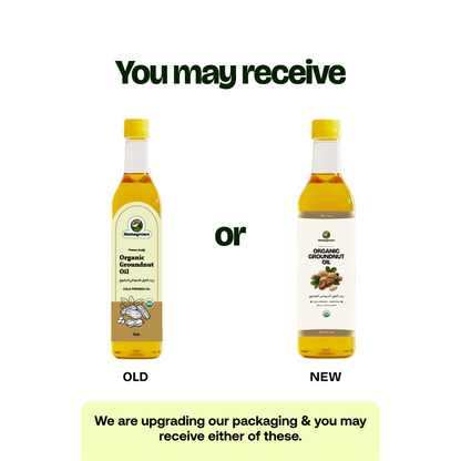 Homegrown Organic Groundnut Oil