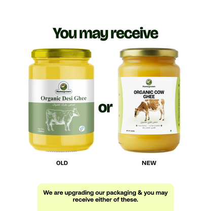 Homegrown Organic Cow Ghee