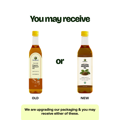 Homegrown Organic Mustard Oil