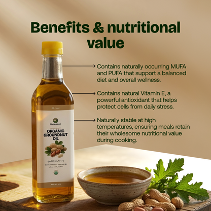 Homegrown Organic Groundnut Oil