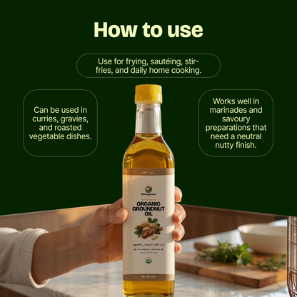 Homegrown Organic Groundnut Oil