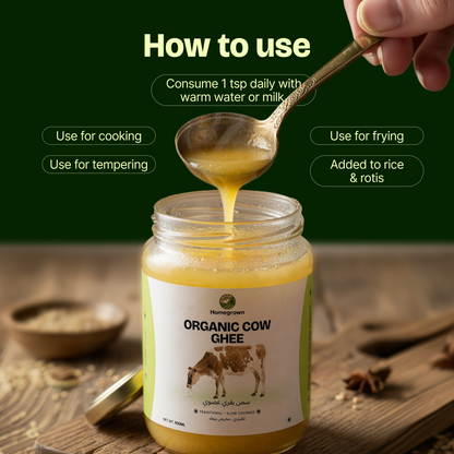 Homegrown A2 Cow Ghee