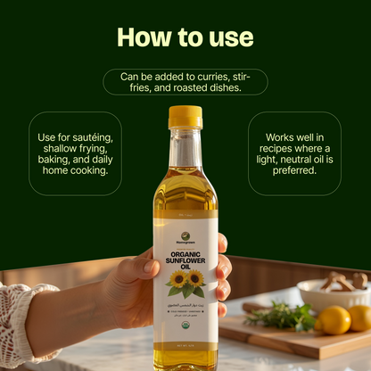 Homegrown Organic Sunflower Oil