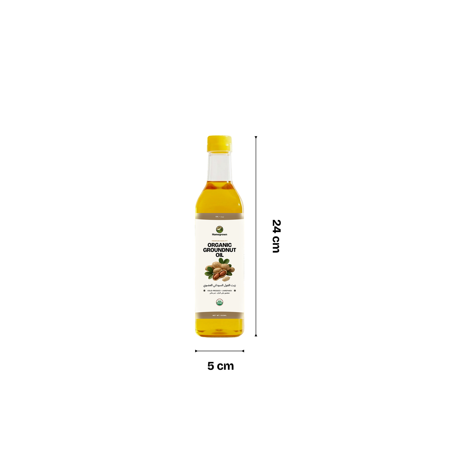 Homegrown Organic Groundnut Oil