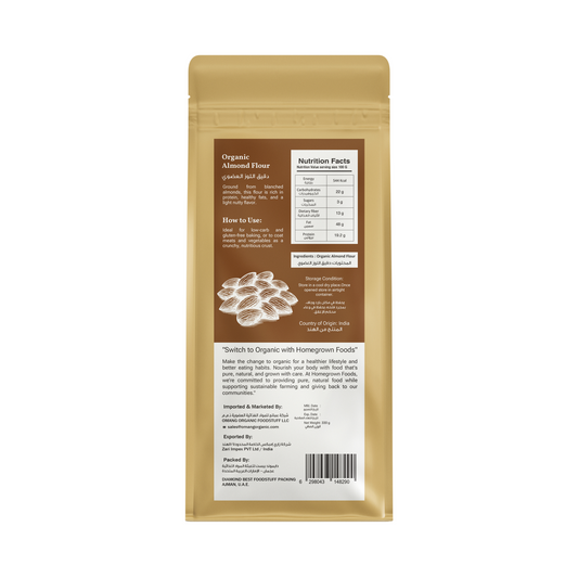 Homegrown 100% Organic Almond Flour