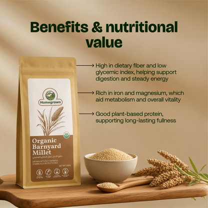 Homegrown Organic Barnyard Millet