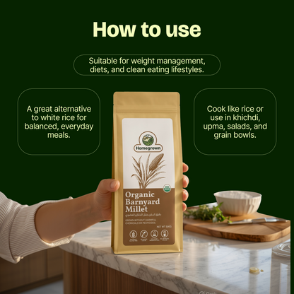 Homegrown Organic Barnyard Millet