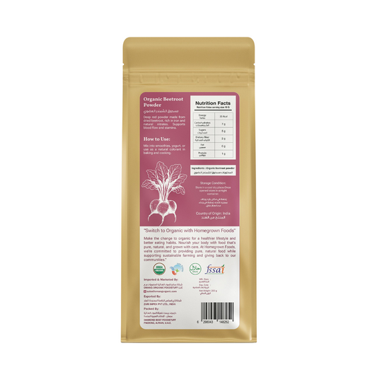 Homegrown Organic Beetroot Powder (200g)