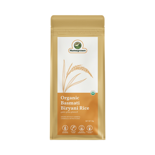 Homegrown Organic Basmati Biryani Rice (1 kg)