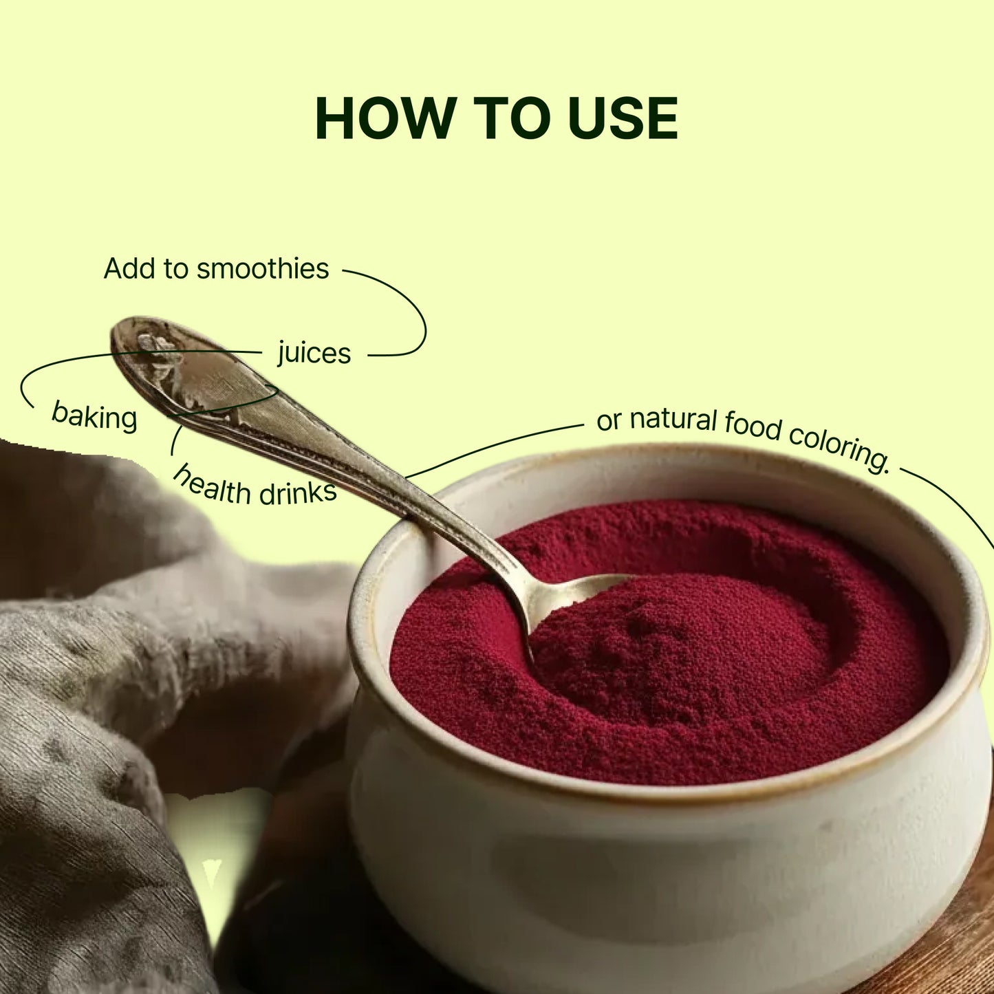 Homegrown Organic Beetroot Powder (200g)