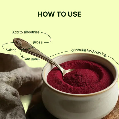Homegrown Organic Beetroot Powder (200g)