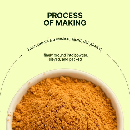 Homegrown Organic Carrot Powder (200g)