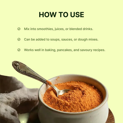 Homegrown Organic Carrot Powder (200g)