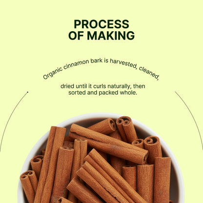 Homegrown Organic Cinnamon Sticks (Bark) (100g)