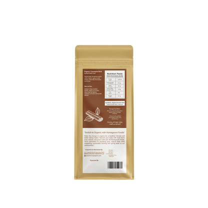 Homegrown Organic Cinnamon Sticks (Bark) (100g)