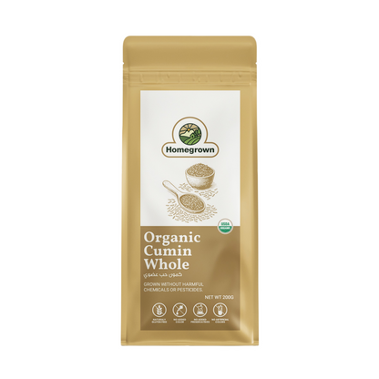Homegrown Organic Cumin Whole (200g)