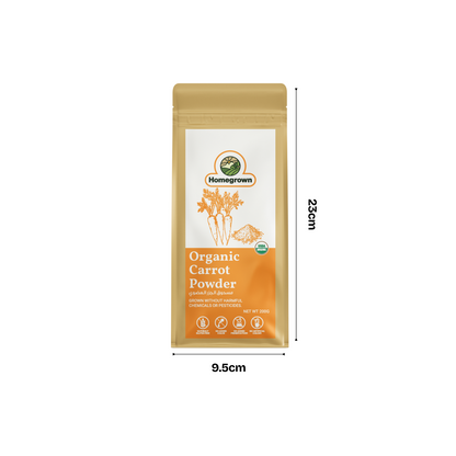 Homegrown Organic Carrot Powder (200g)