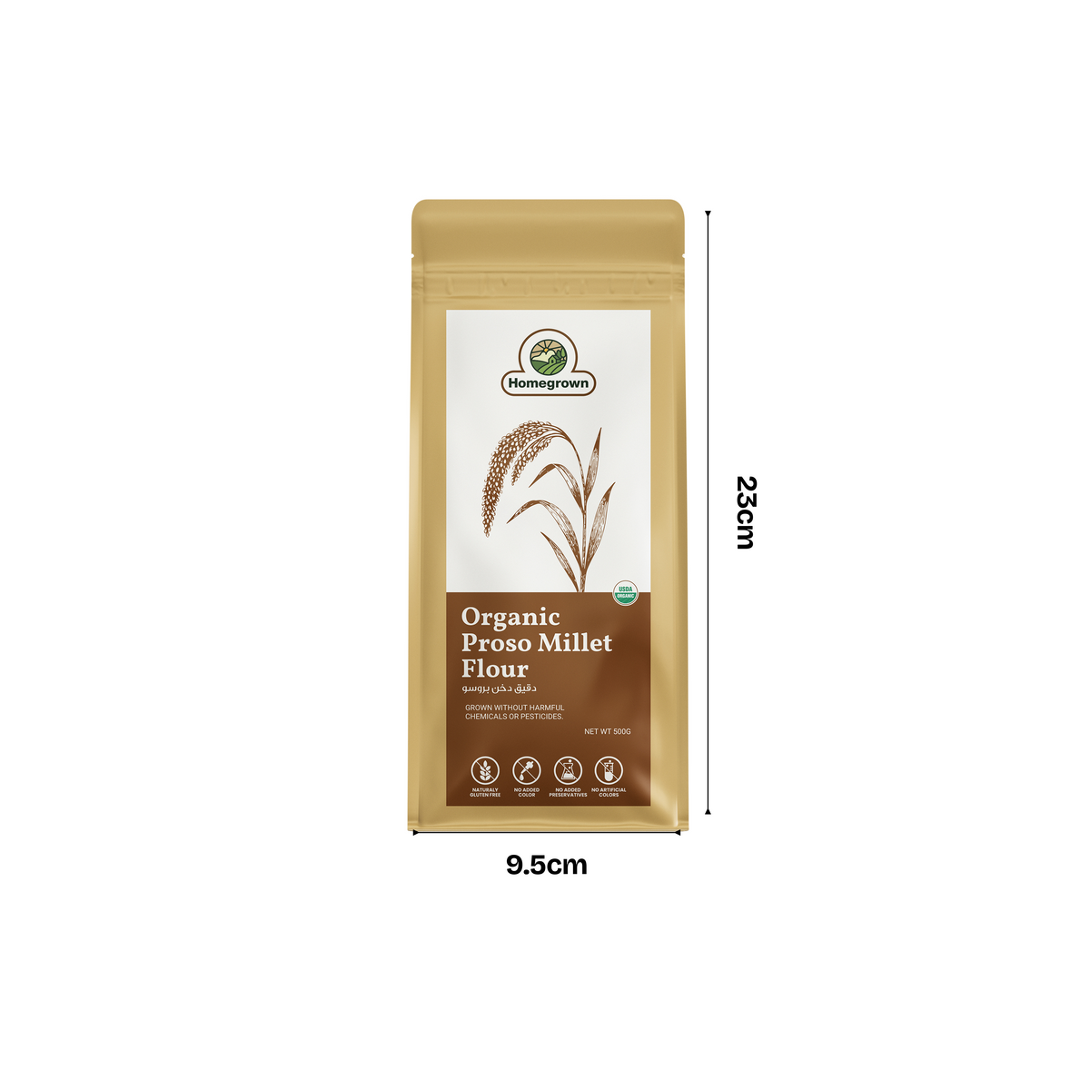 Homegrown Organic Proso Millet Flour