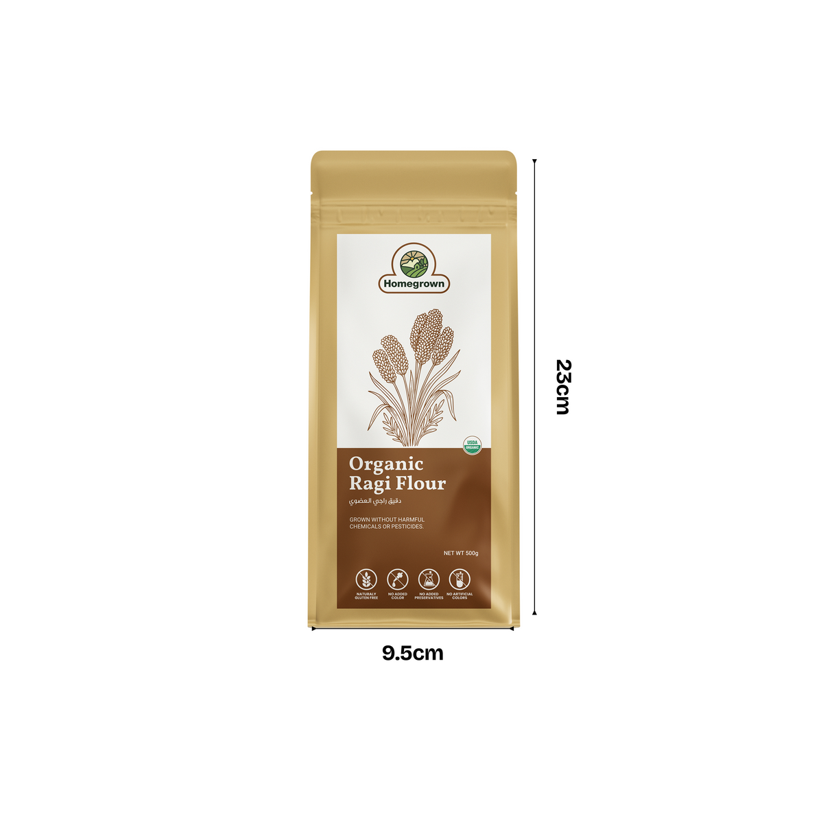Homegrown Organic Ragi Flour