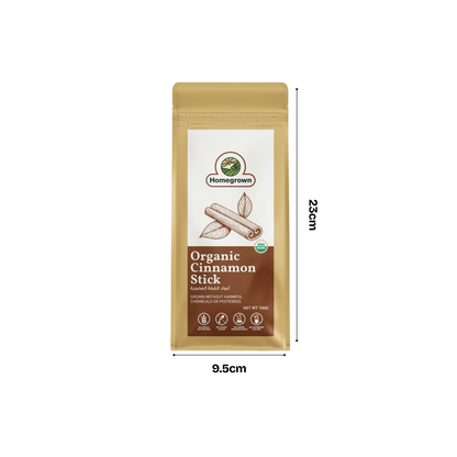 Homegrown Organic Cinnamon Sticks (Bark) (100g)