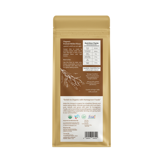 Homegrown Organic Foxtail Millet Flour