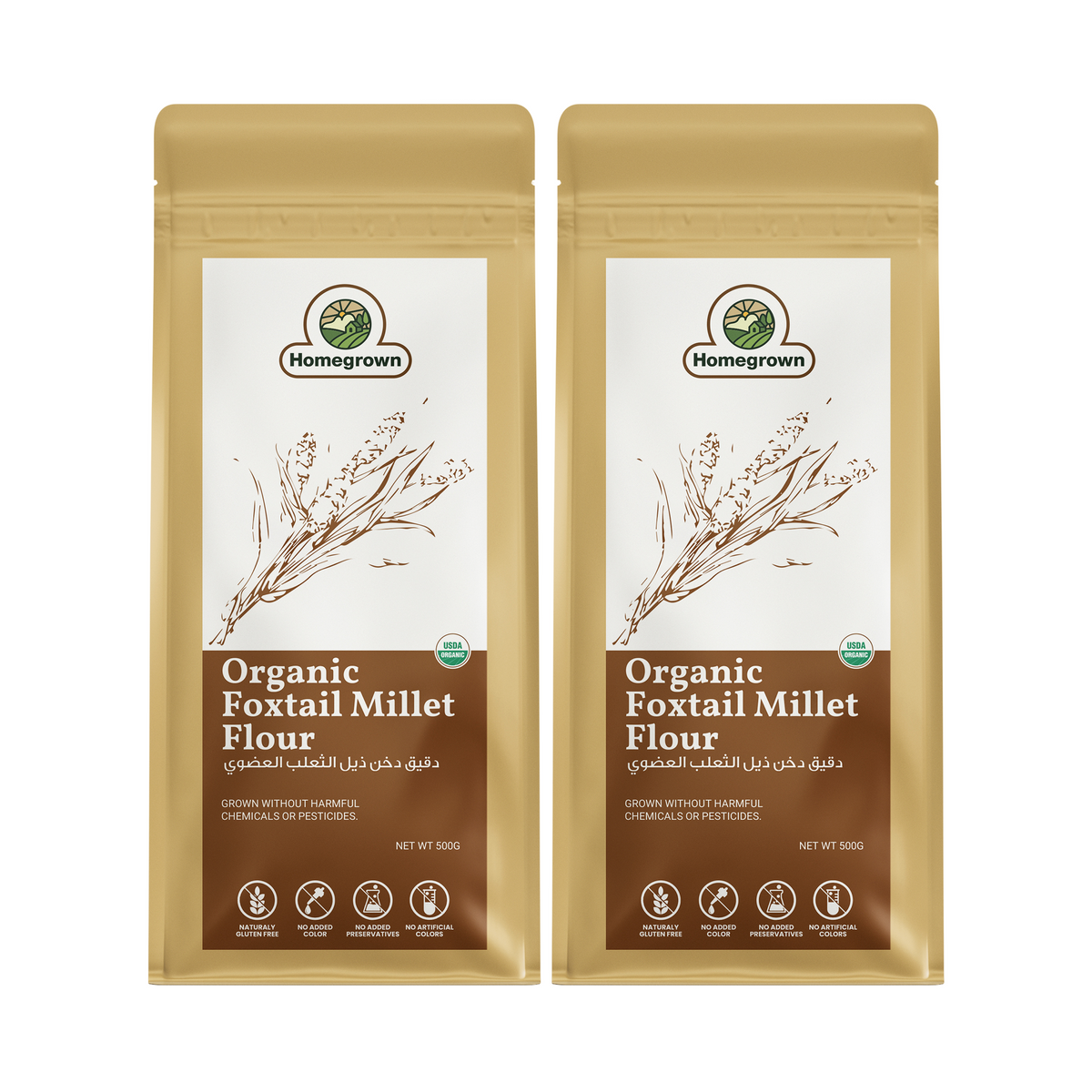 Homegrown Organic Foxtail Millet Flour