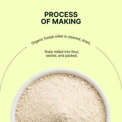 Homegrown Organic Foxtail Millet Flour (500g)