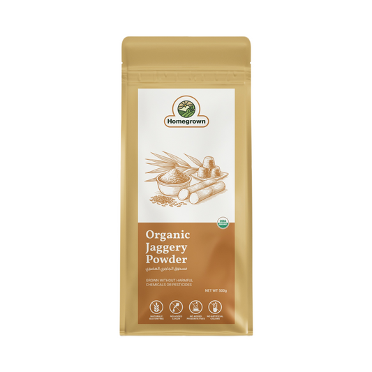 Homegrown Organic Jaggery Powder (500g)