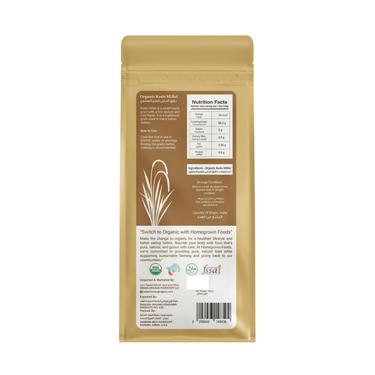 Homegrown Organic Kodo Millet