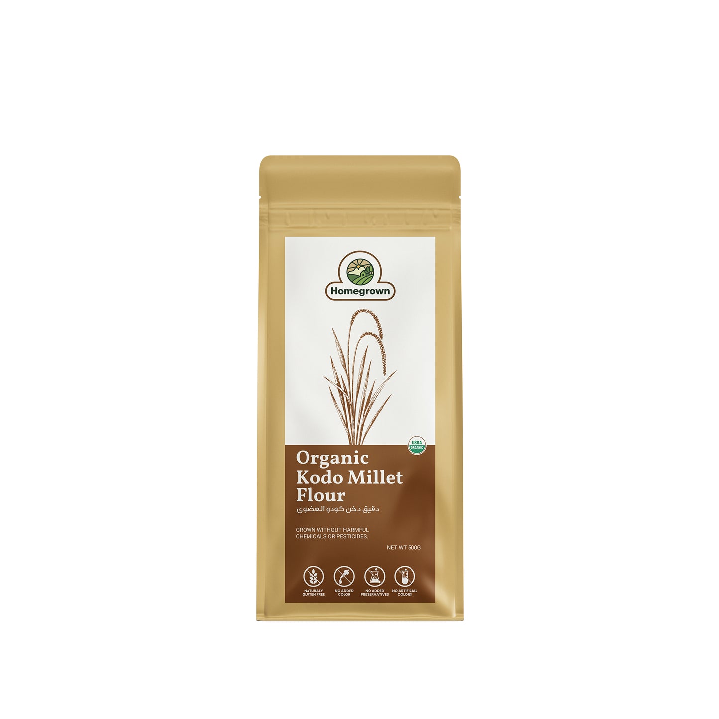 Homegrown Organic Kodo Millet Flour (500g)