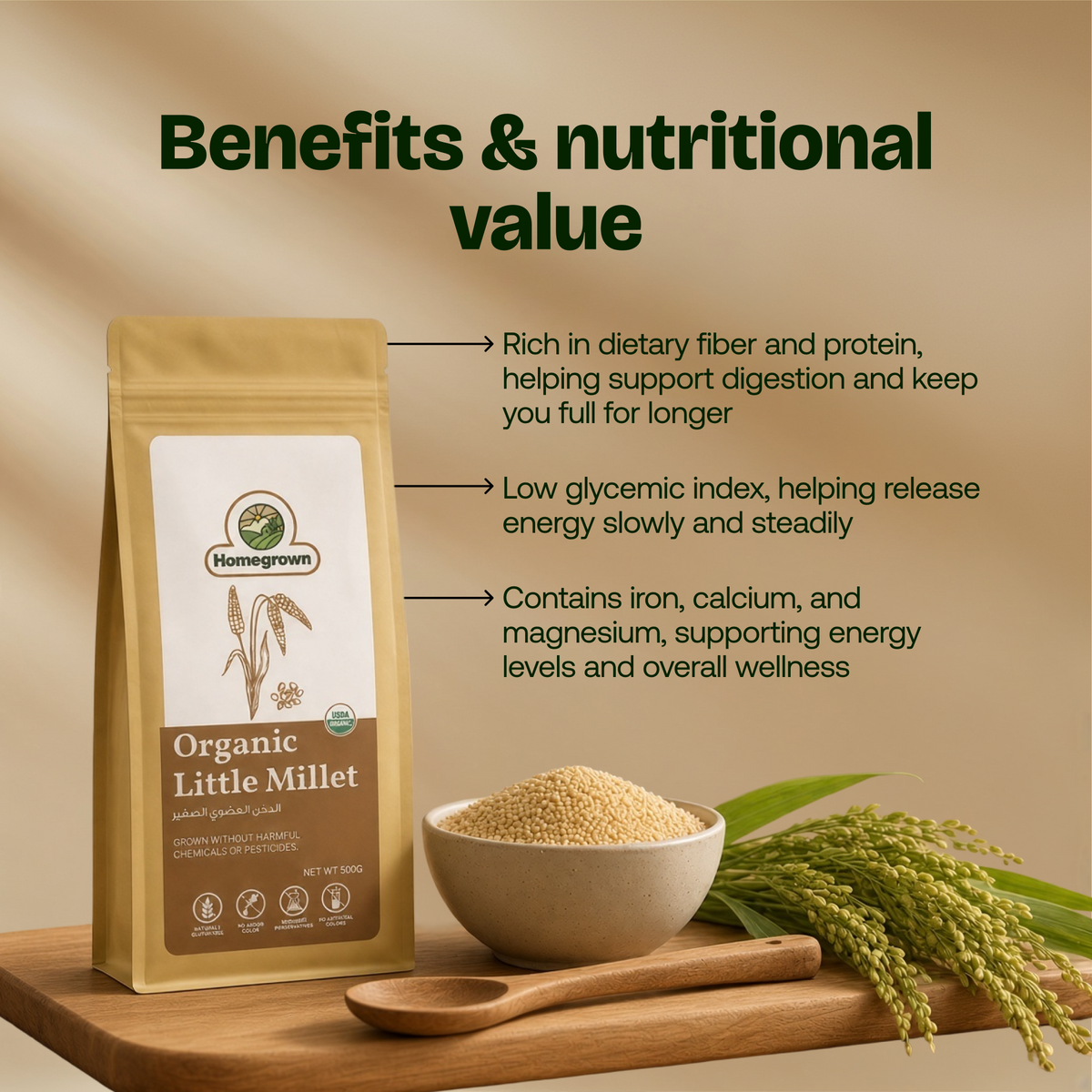 Homegrown Organic Little Millet
