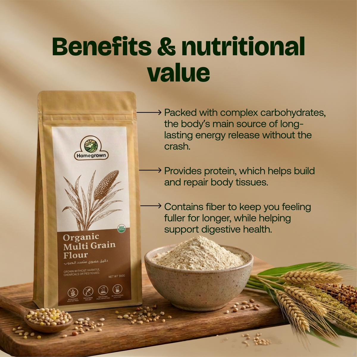 Homegrown Organic Multi Grain Flour