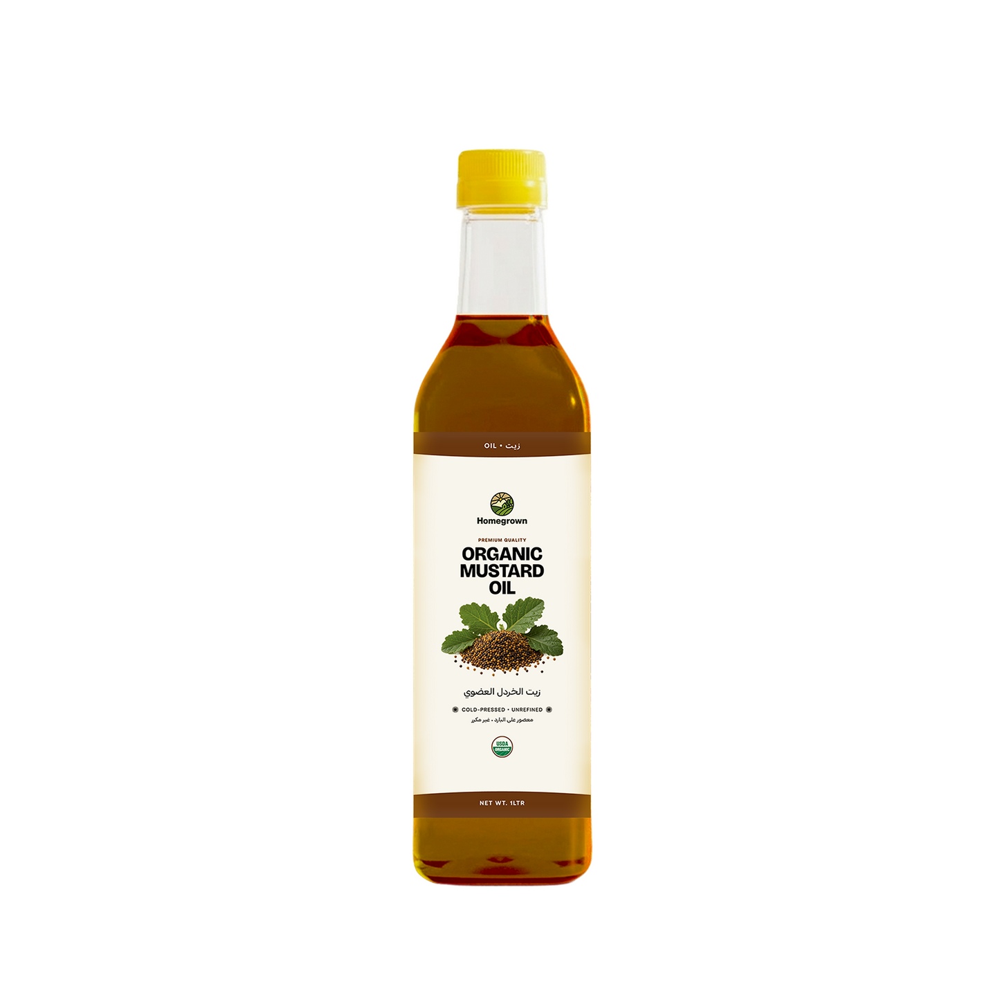 Homegrown Organic Mustard Oil