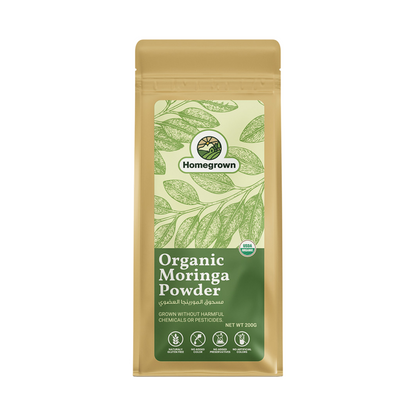Homegrown Organic Moringa Powder (200g)