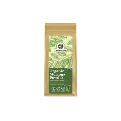 Homegrown Organic Moringa Powder (200g)