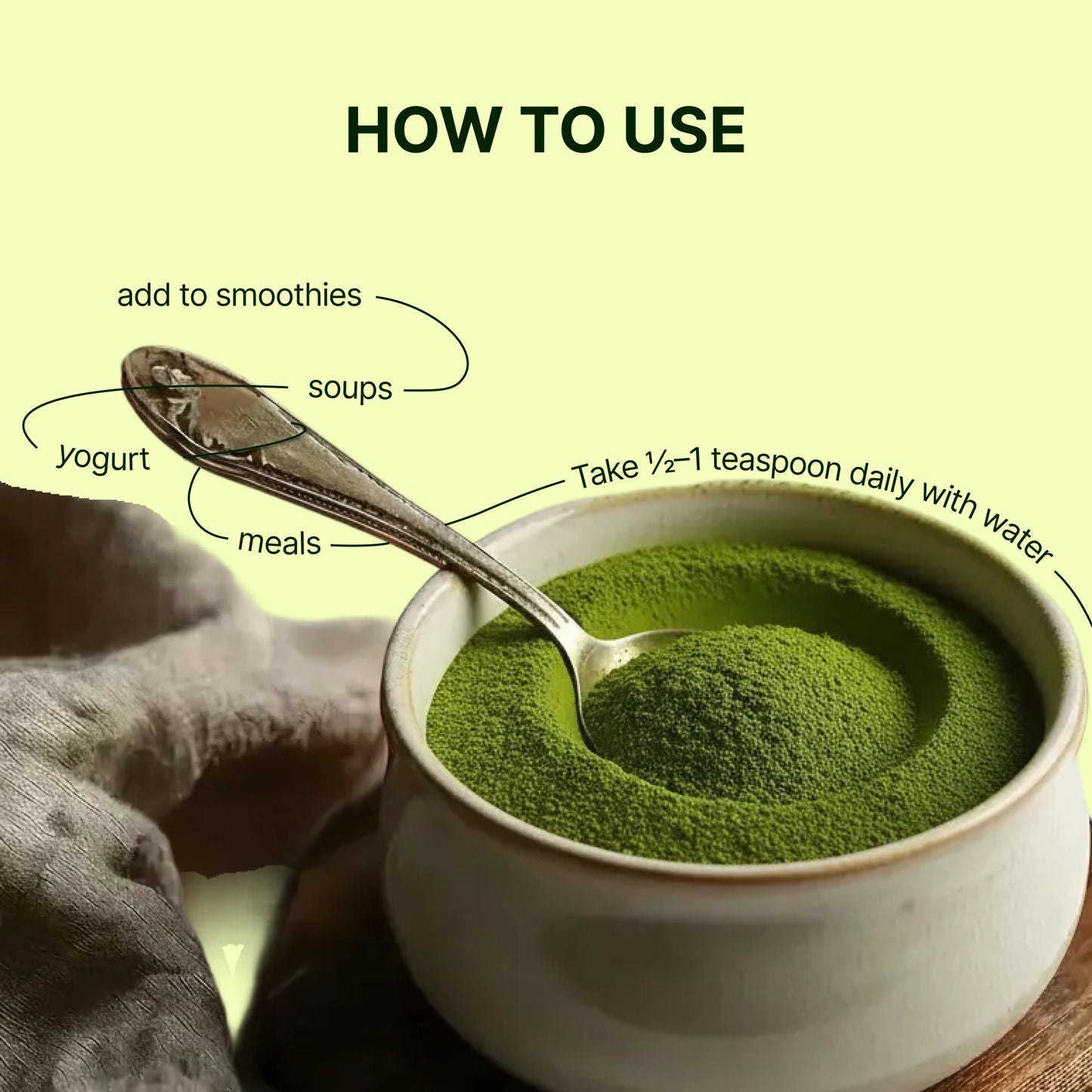 Homegrown Organic Moringa Powder (200g)