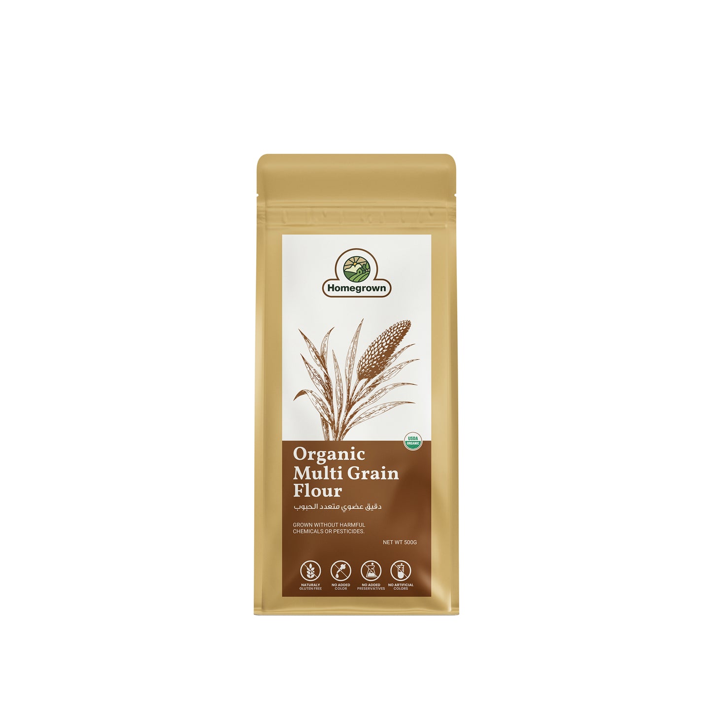 Homegrown Organic Multi Grain Flour (500g)