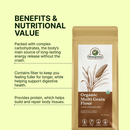 Homegrown Organic Multi Grain Flour (500g)
