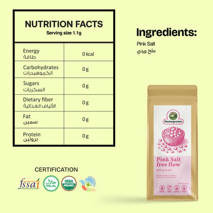 Homegrown Organic Pink Salt (330g)