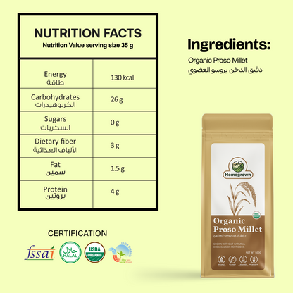 Homegrown Organic Proso Millet