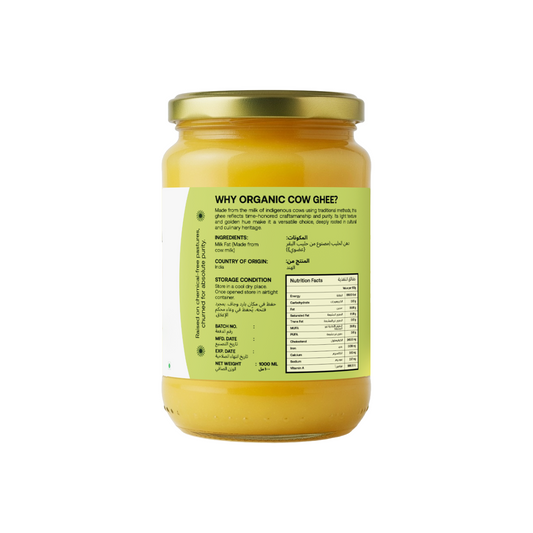 Homegrown Organic Cow Ghee