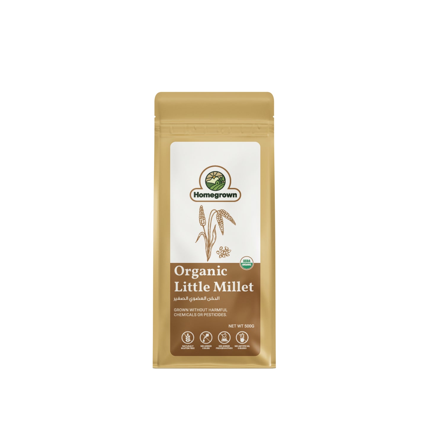 Homegrown Organic Little Millet  (500g)