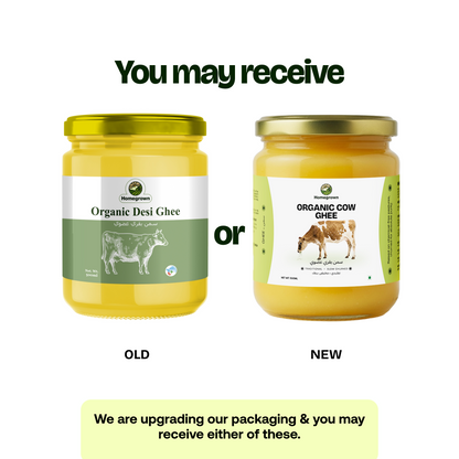 Homegrown Organic Cow Ghee